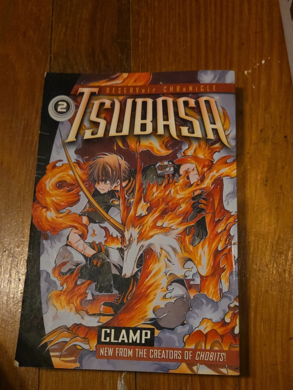 Tsubasa Volume 2 Manga — Fiery Orange Cover